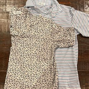 Peter Millar pattern nice short sleeve shirts. Excellent condition